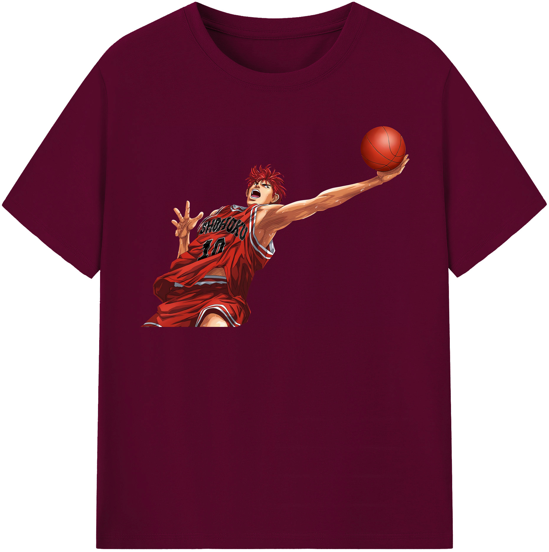 （画像用） SLAM DUNK／スラムダンク レディースカジュアルプリントTシャツ（綿100％）